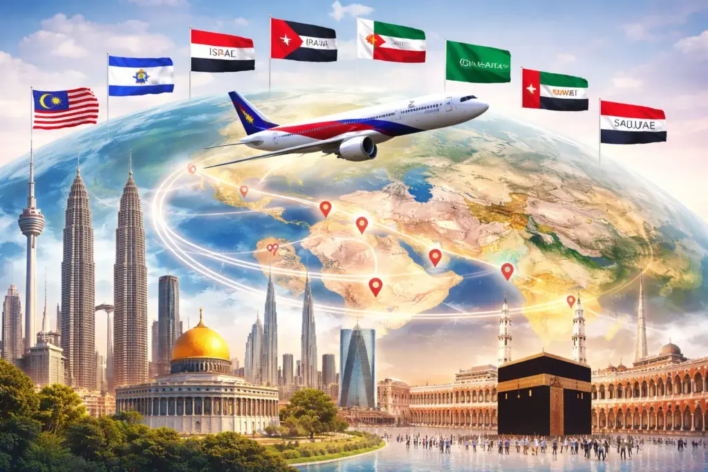 Malaysia Joins Israel Iraq Jordan Qatar Bahrain Kuwait UAE Saudi Arabia and Syria to Address Mobility Disruptions